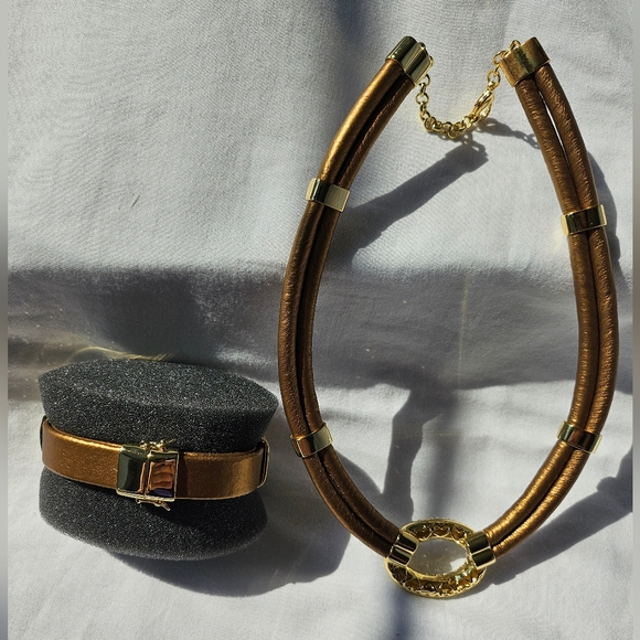 Costume Joan Boyce jewelry Necklace & bracelet - Picture 4 of 12